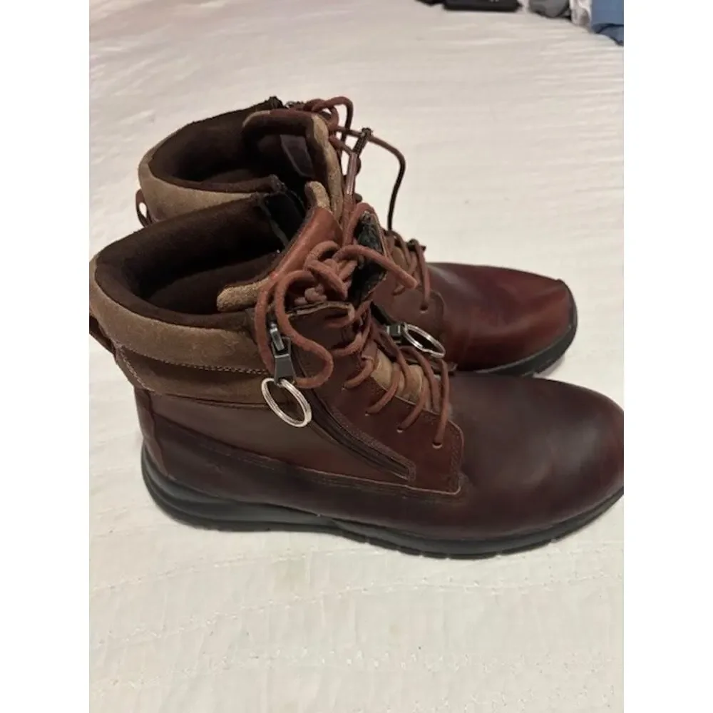 Anodyne Work Boots Men’s Size 13 Brown Leather Lace‑Up Durable Comfort